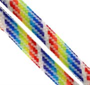 Faldskærmsline. "Regnbue" Multifarve. 4 mm